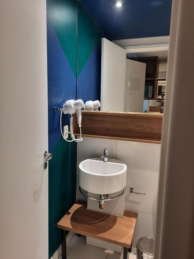 Loft Com Piscina, Academia, 100 Metros Do Metro Apartment เซาเปาโล ภายนอก รูปภาพ